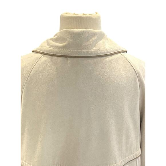 Vintage Forecaster Of Boston Coat Womens 11/12 Cream Classic Lined Pockets - Picture 8 of 9